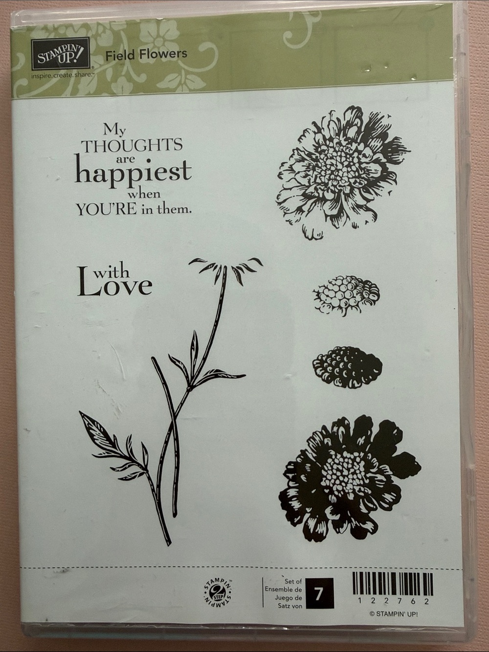 Stampin' Up! Field Flowers Cling Stamp Set